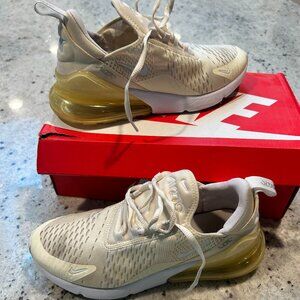 Light Yellow Nike Air Max Size 9